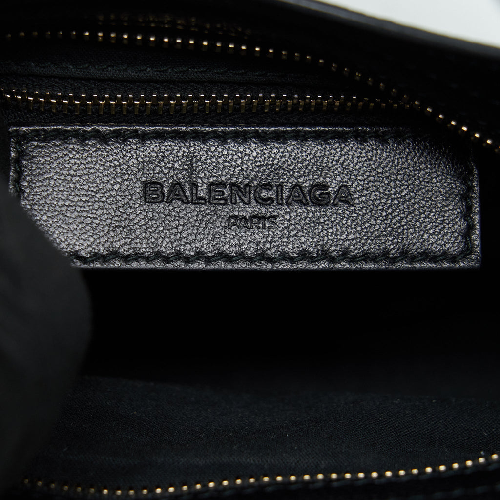 BALENCIAGA MINI CITY BAG BLACK GHW