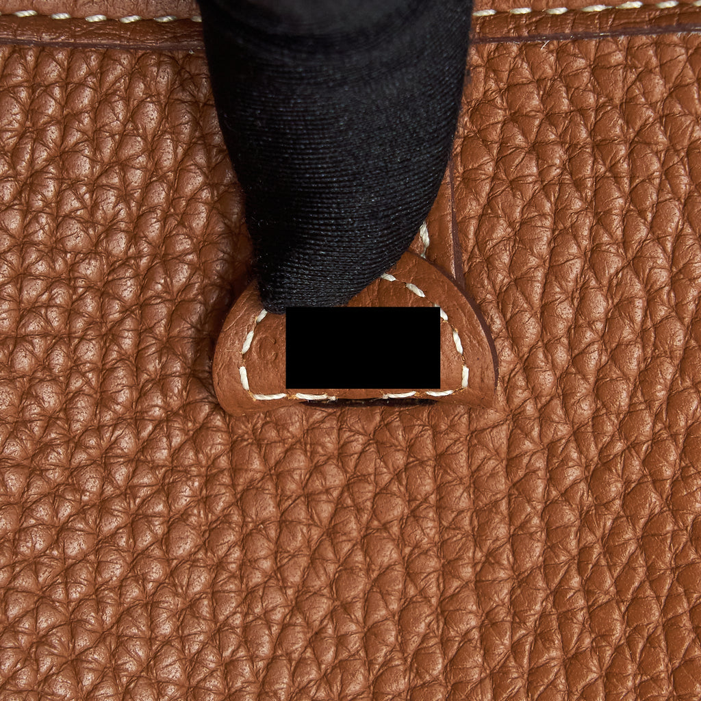 Hermes Mini Evelyne Clemence Gold/ Amore-Brique SHW