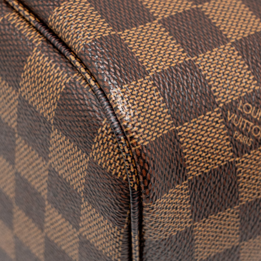LOUIS VUITTON NEVERFULL MM DAMIER EBENE GHW