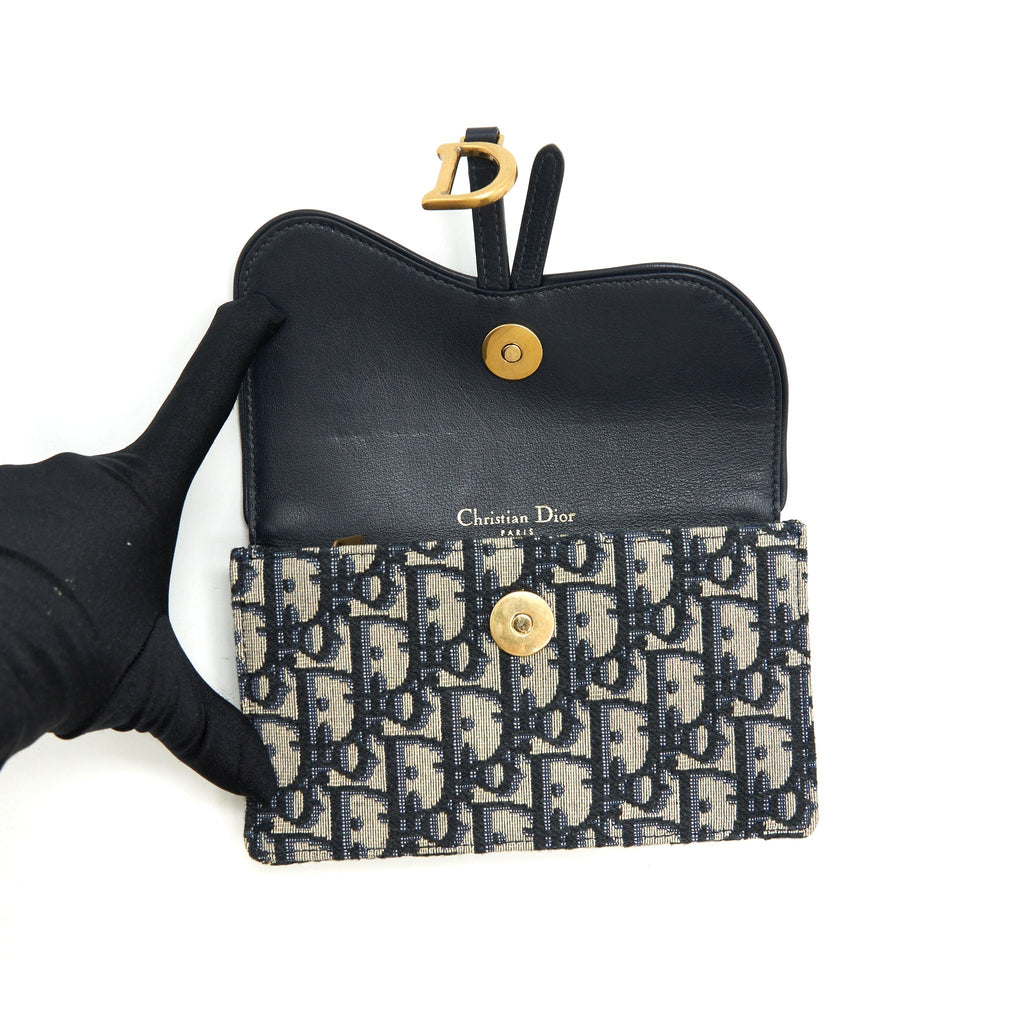 DIOR SADDLE BELT POUCH OBLIQUE GHW