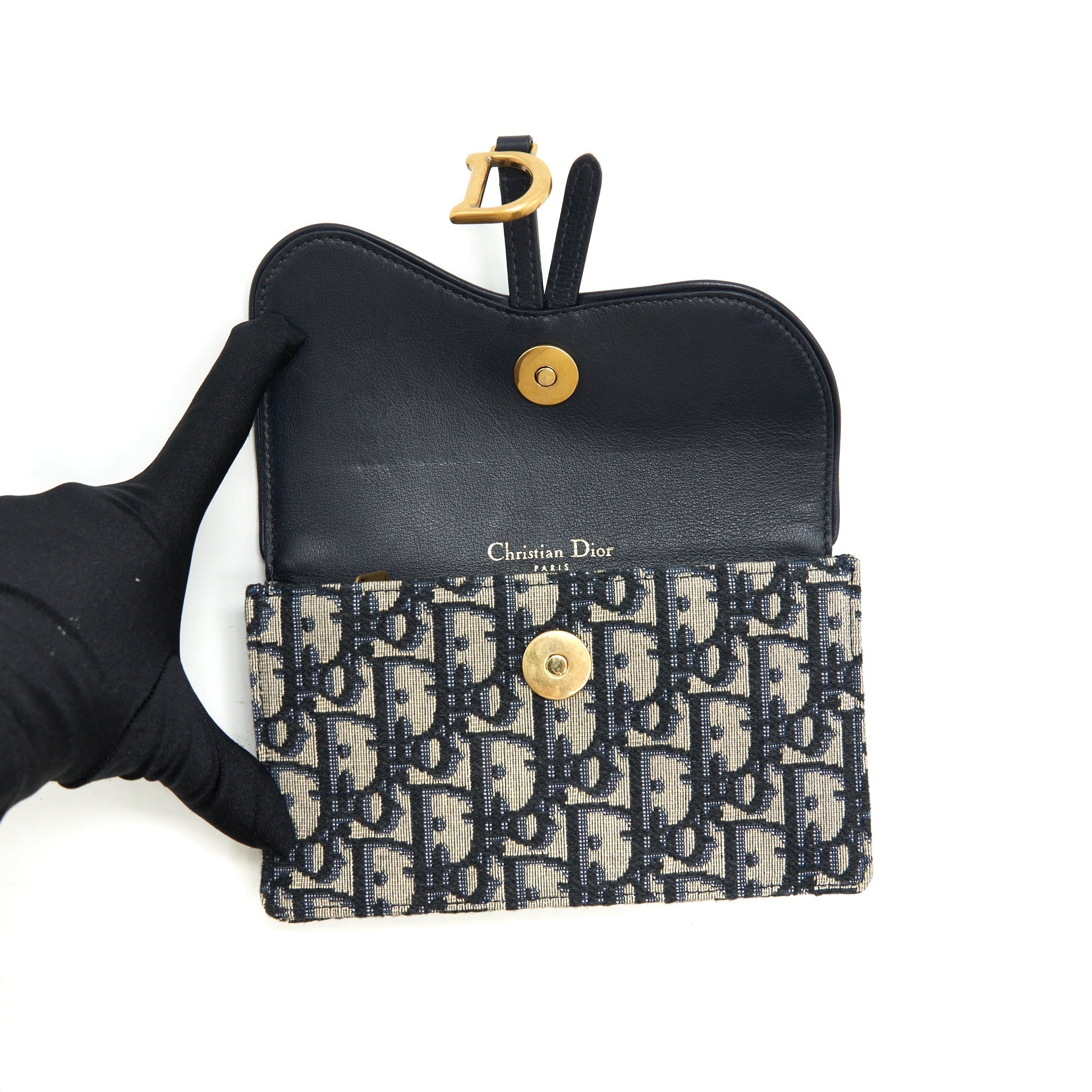 DIOR SADDLE BELT POUCH OBLIQUE GHW