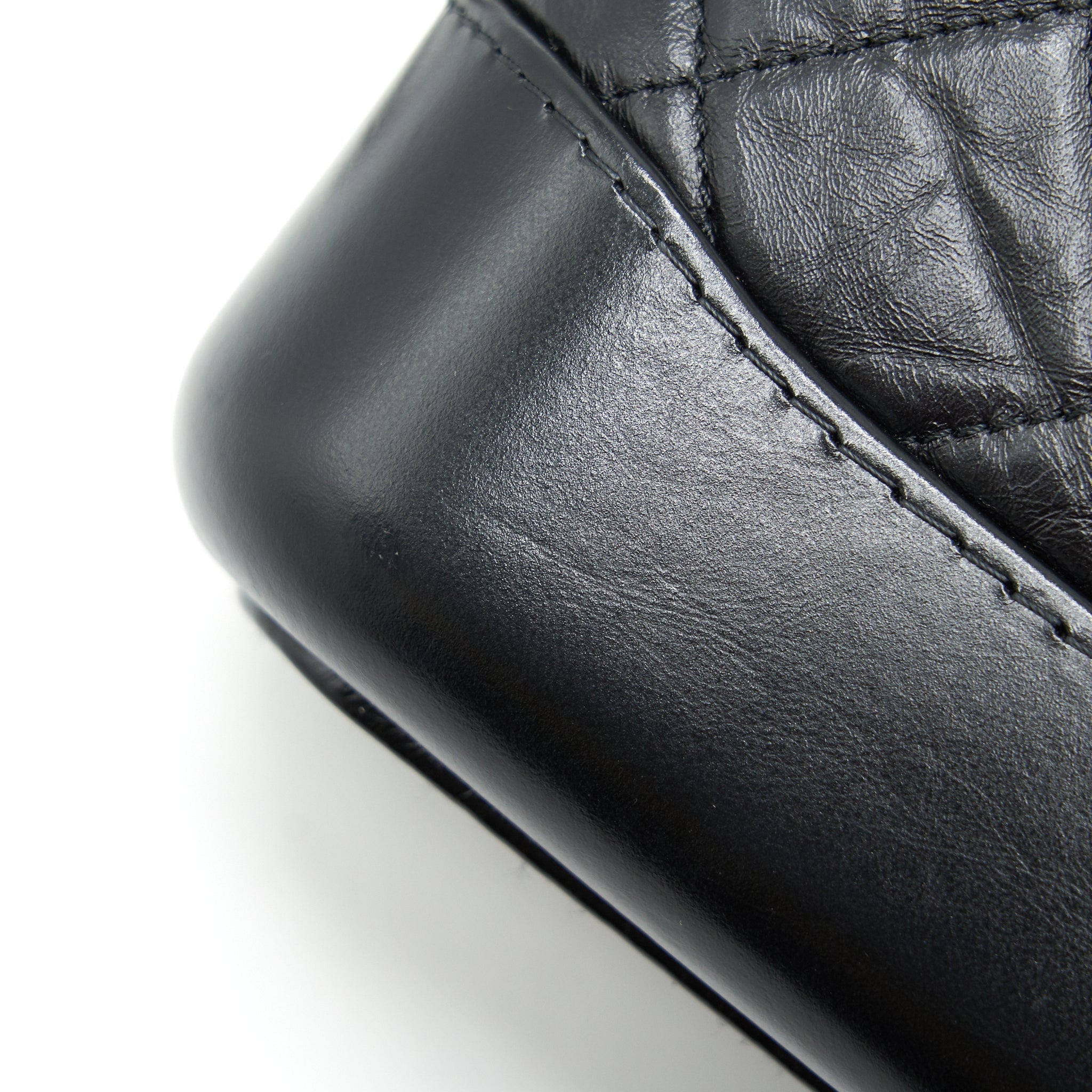CHANEL SMALL GABRIELLE HOBO BAG BLACK SERIAL 26