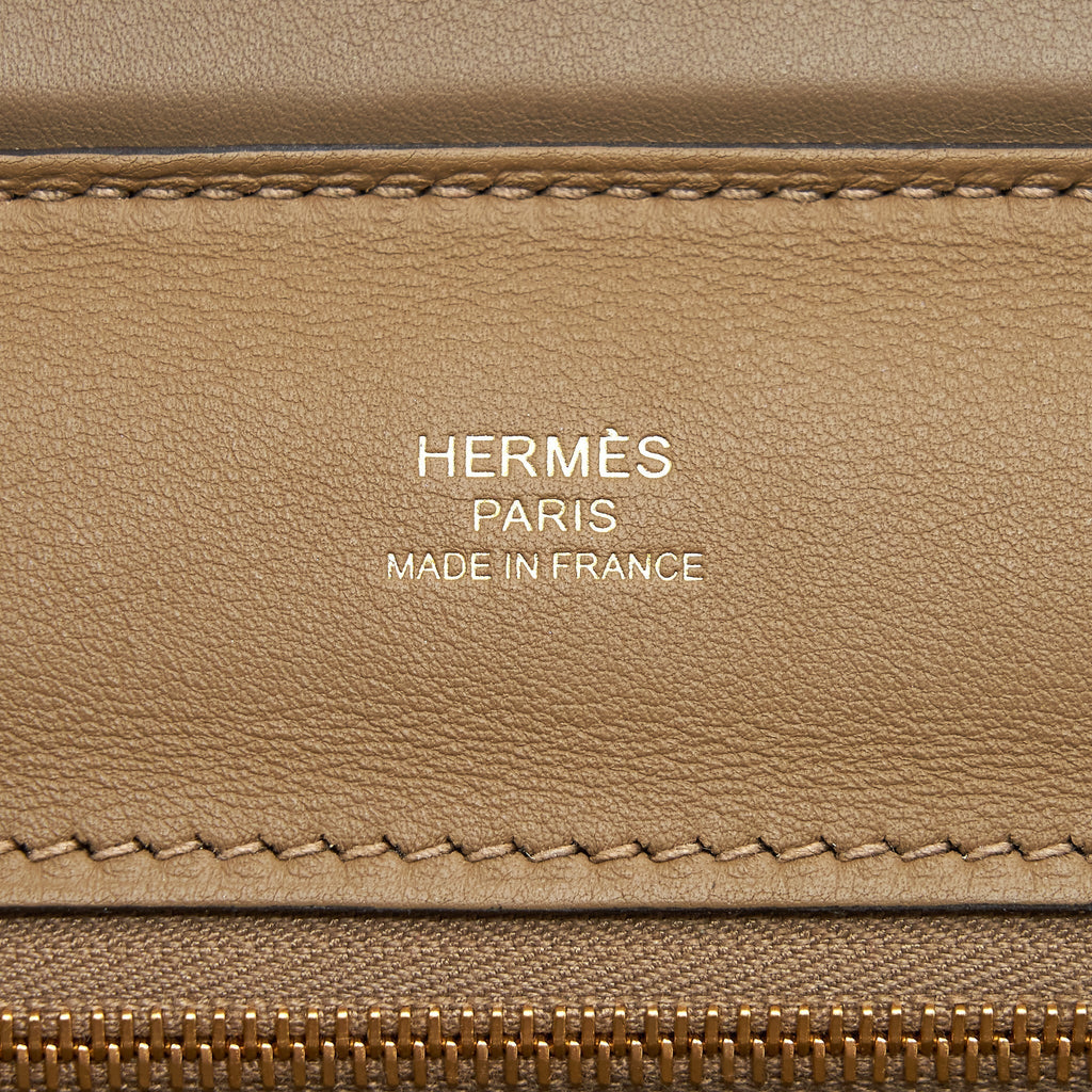 HERMES MINI 24/24 2424-21 BAG SWIFT/EVERCOLOR BEIGE DE WEIMAR/ETOUPE GHW