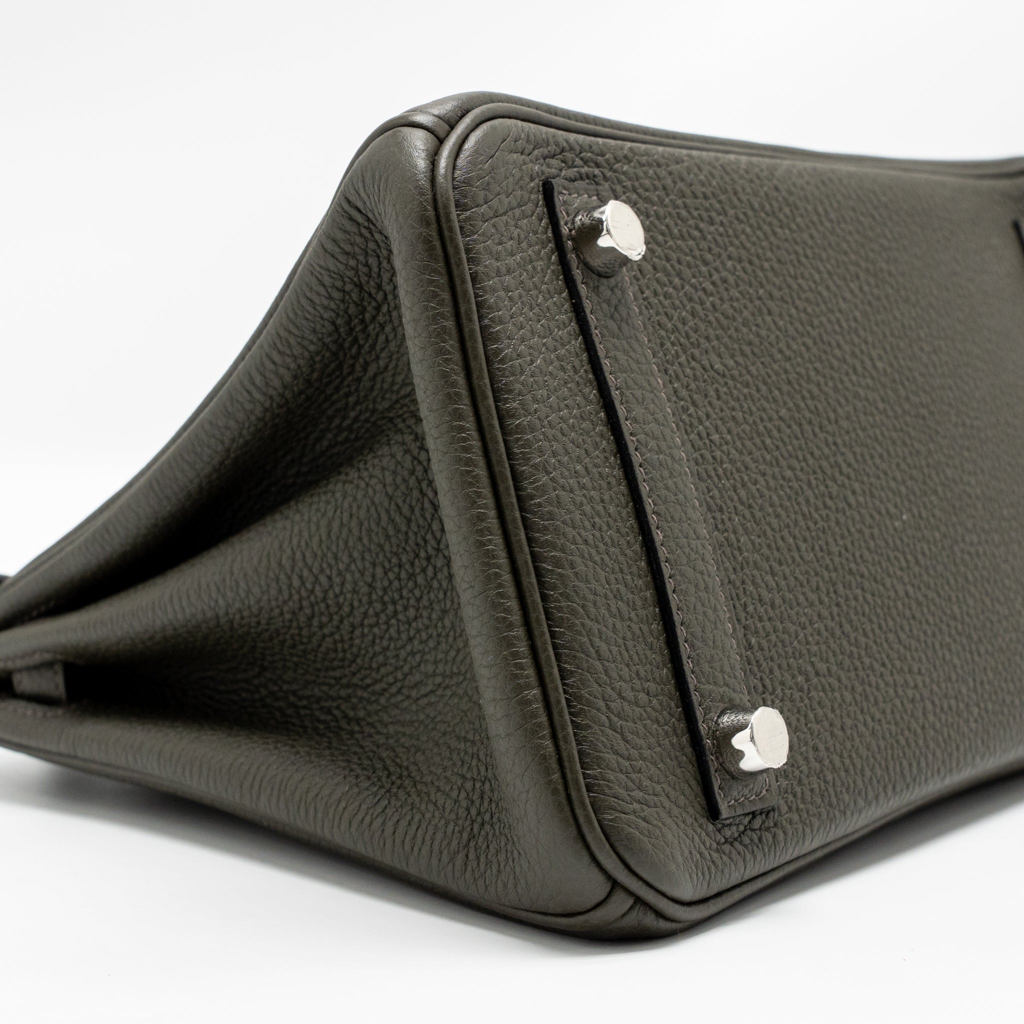 HERMES BIRKIN 25 TOGO VERT DE GRIS SHW