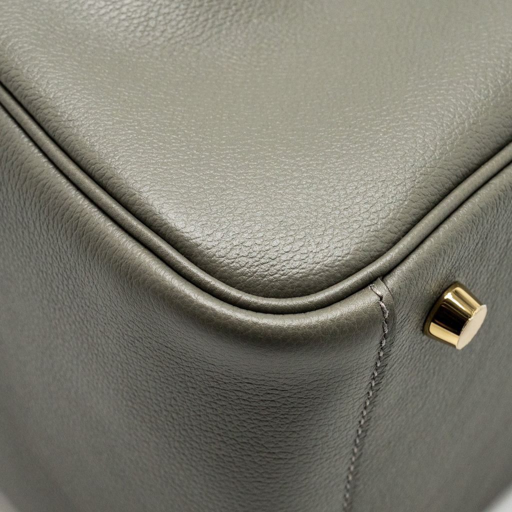 HERMES LINDY 26 EVERCOLOR GRIS MEYER GHW
