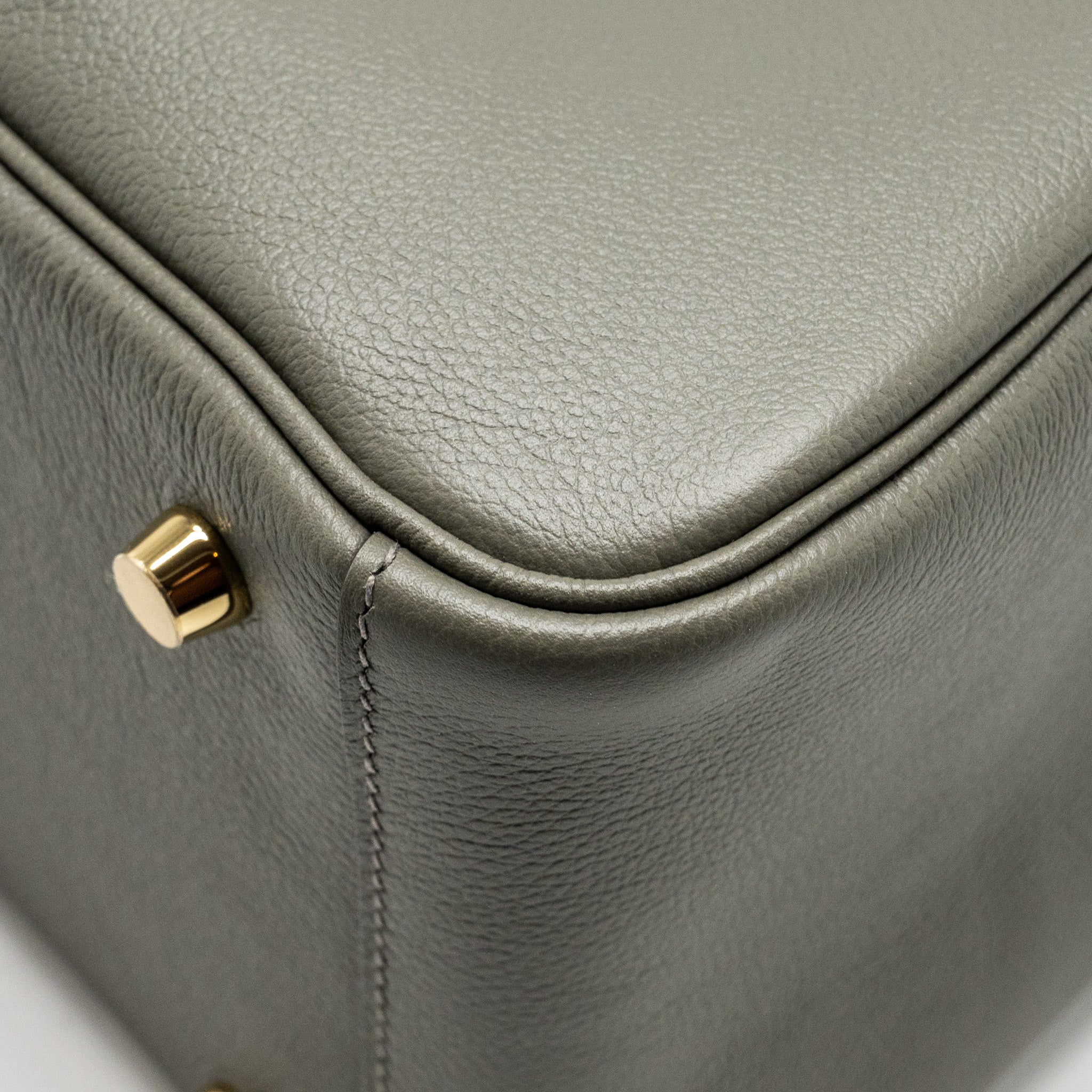 HERMES LINDY 26 EVERCOLOR GRIS MEYER GHW