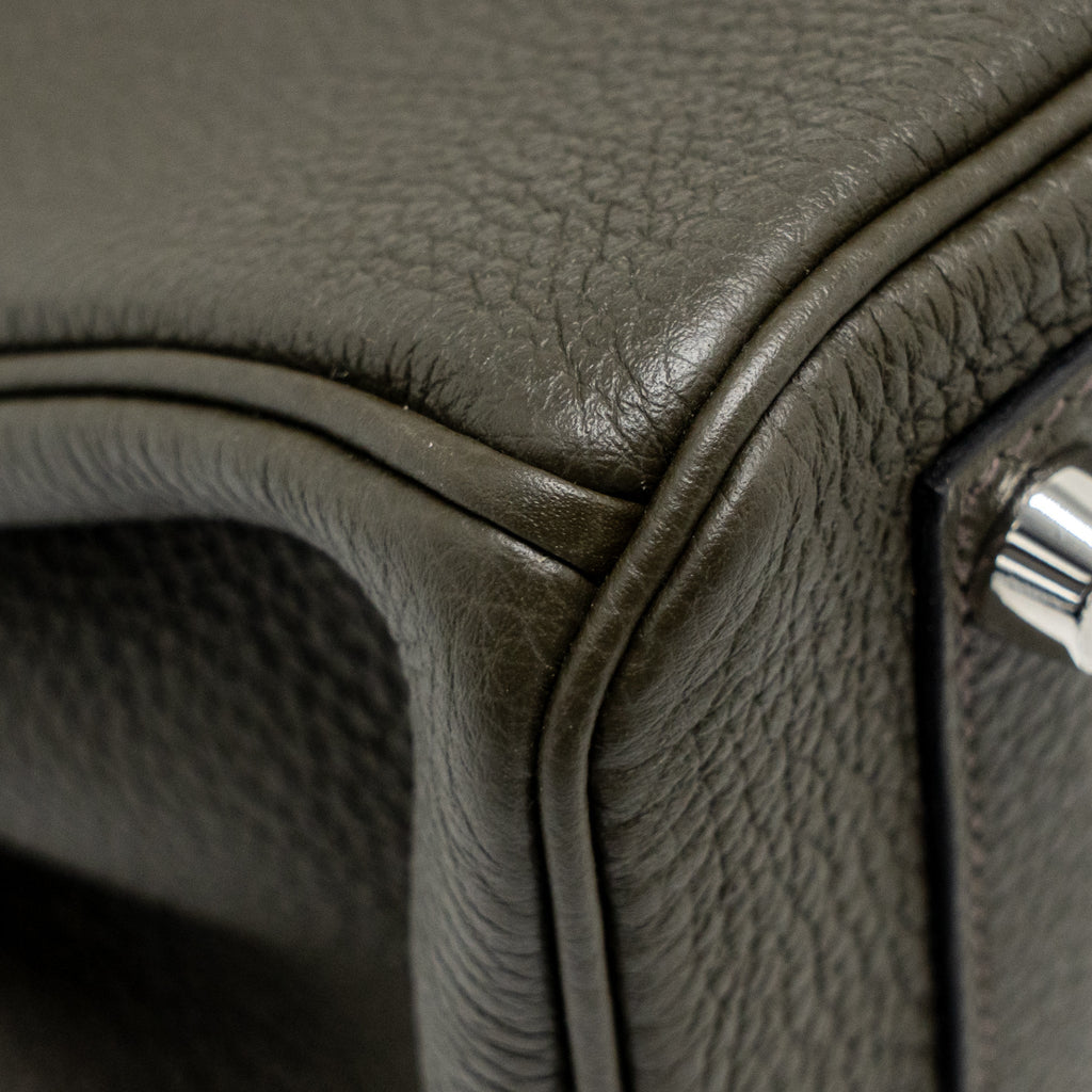 HERMES BIRKIN 25 TOGO VERT DE GRIS SHW