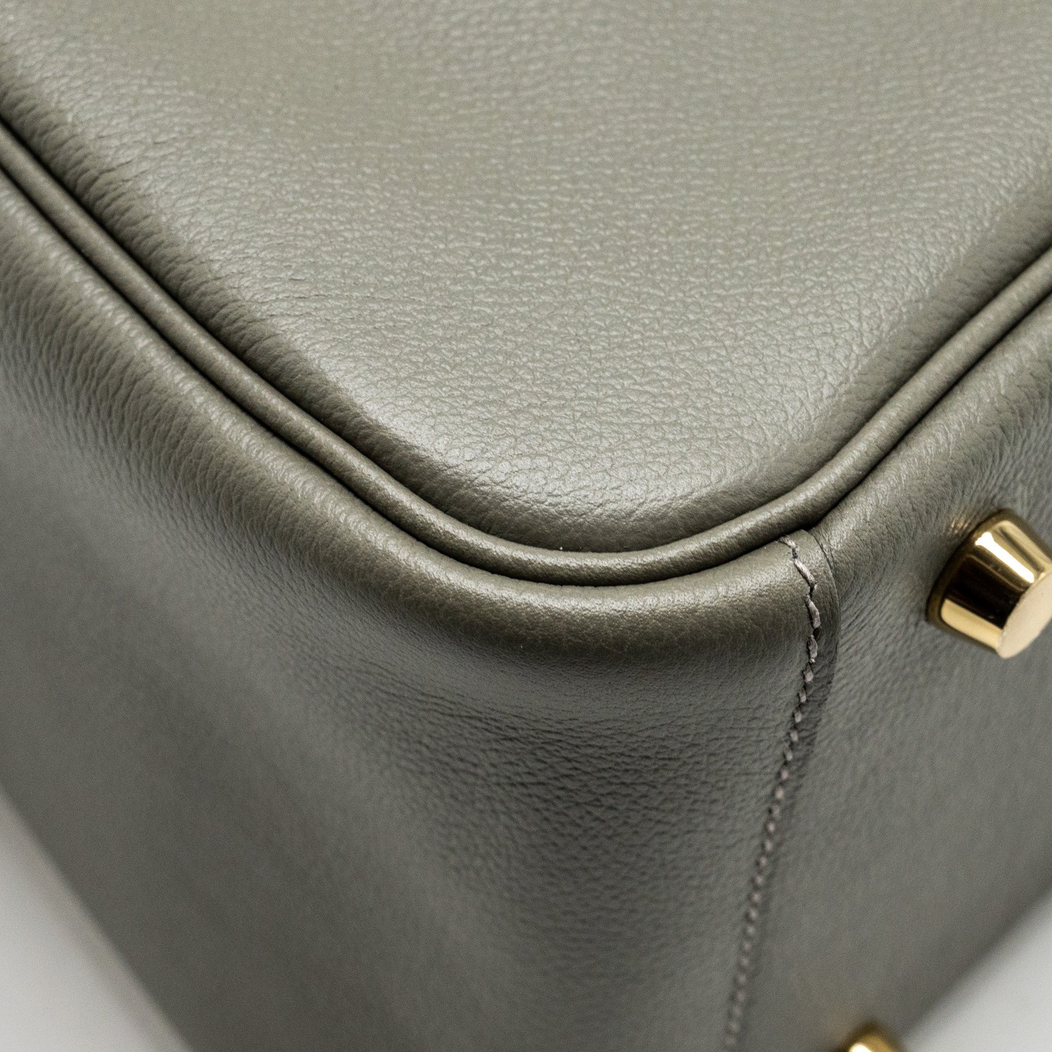 HERMES LINDY 26 EVERCOLOR GRIS MEYER GHW
