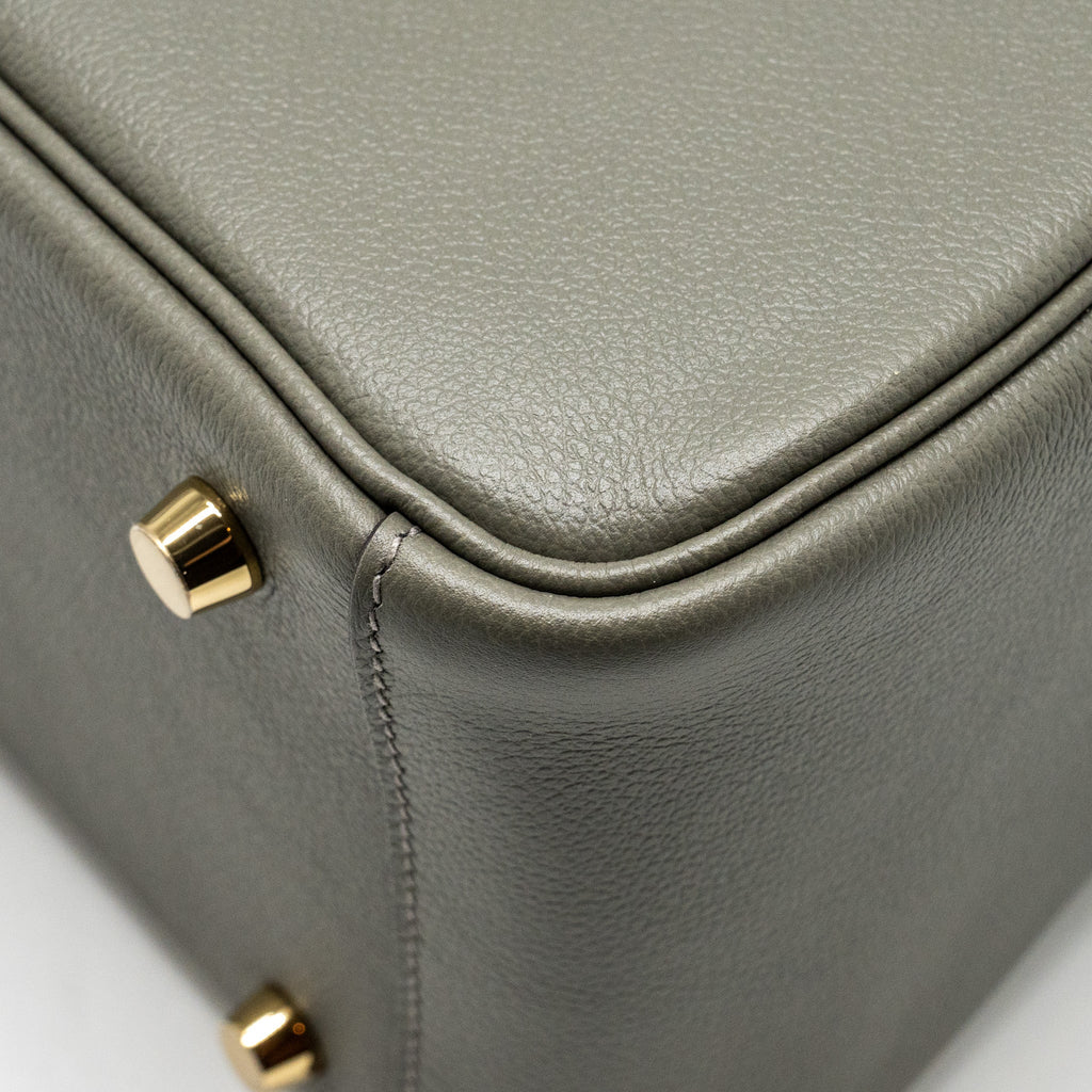 HERMES LINDY 26 EVERCOLOR GRIS MEYER GHW