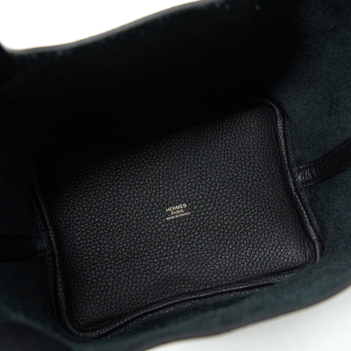 Hermes Picotin 18 Clemence Black GHW