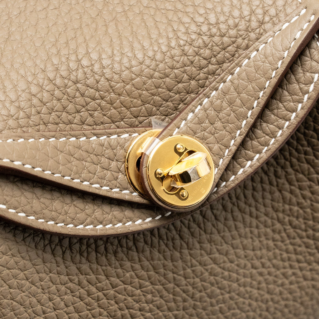 HERMES MINI LINDY II CLEMENCE ETOUPE GHW