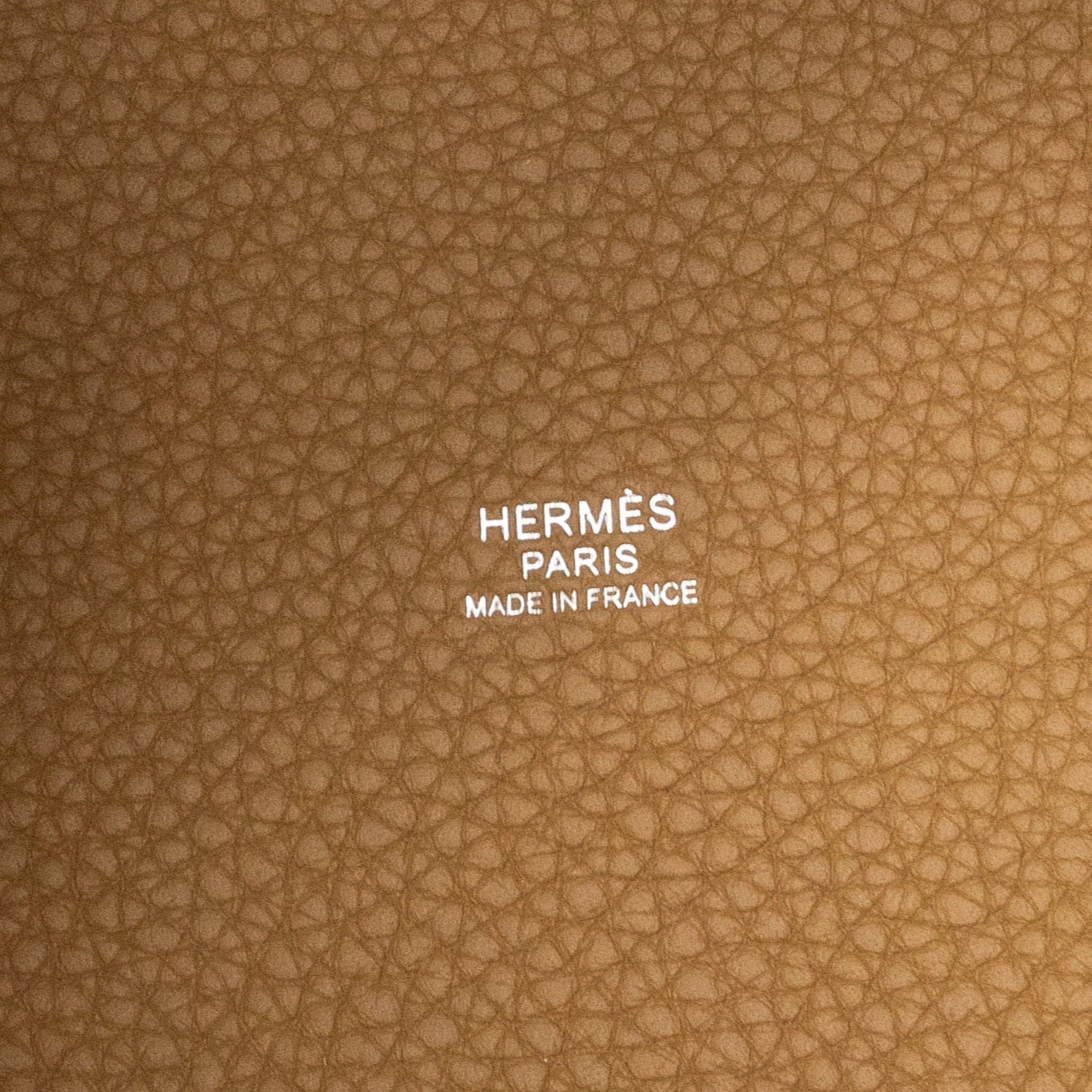 HERMES PICOTIN 18 LOCK BAG CLEMENCE 4B BISCUIT SHW