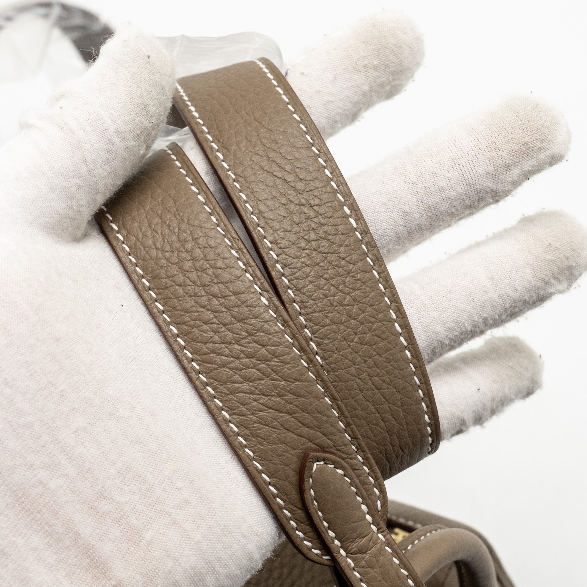 HERMES MINI LINDY II CLEMENCE ETOUPE GHW