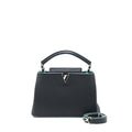 LOUIS VUITTON CAPUCINES BB TAURILLON BLACK/ BLUE SHW