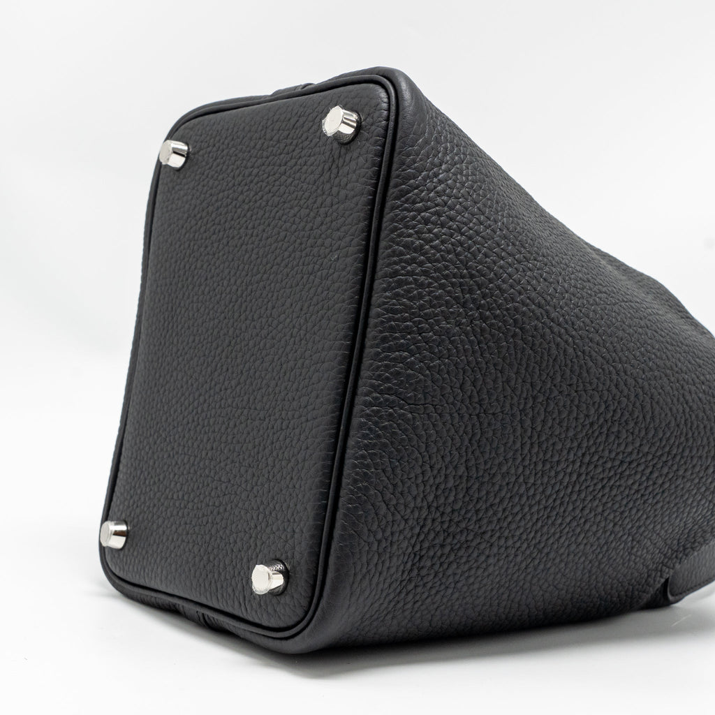 HERMES PICOTIN 18 LOCK BAG CLEMENCE BLACK SHW