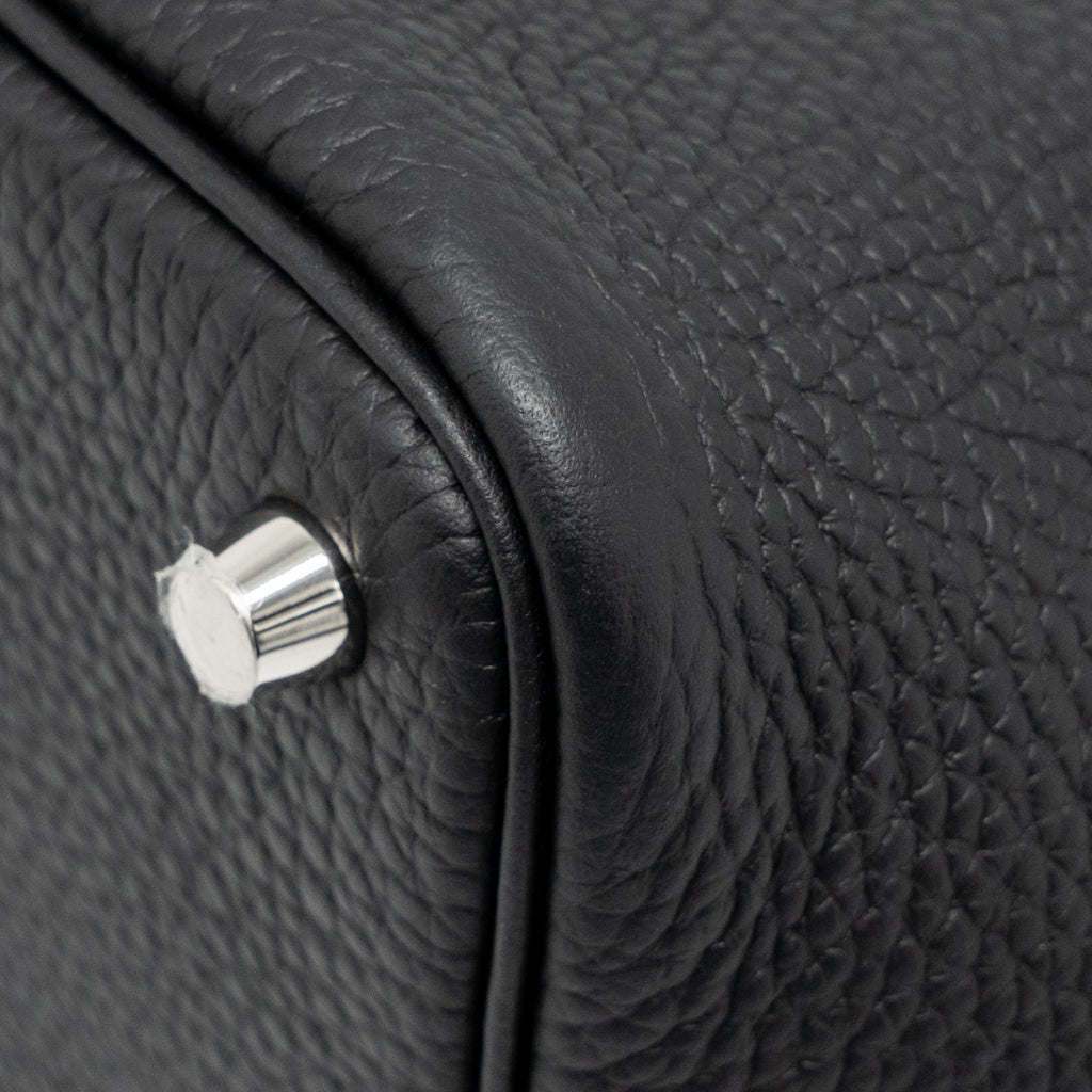 HERMES PICOTIN 18 LOCK BAG CLEMENCE BLACK SHW