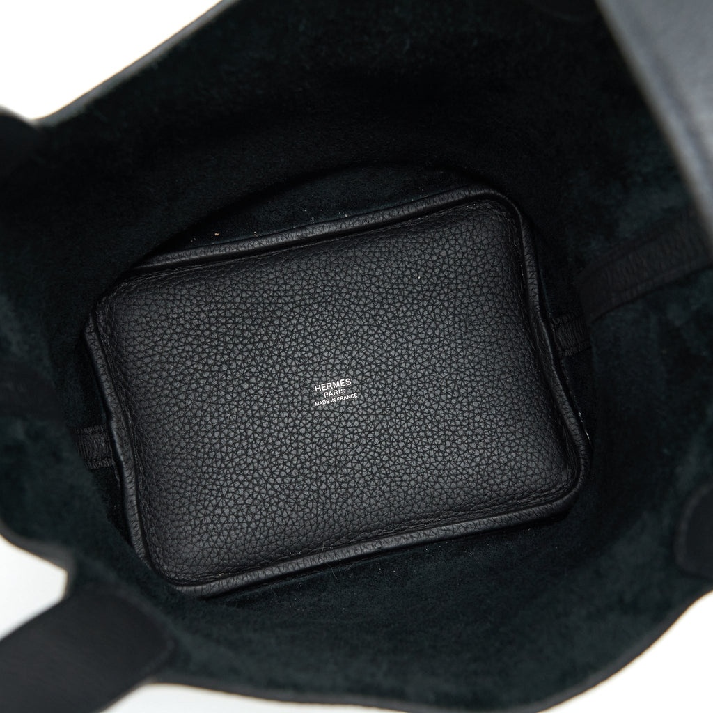 HERMES PICOTIN 18 LOCK BAG BLACK SHW