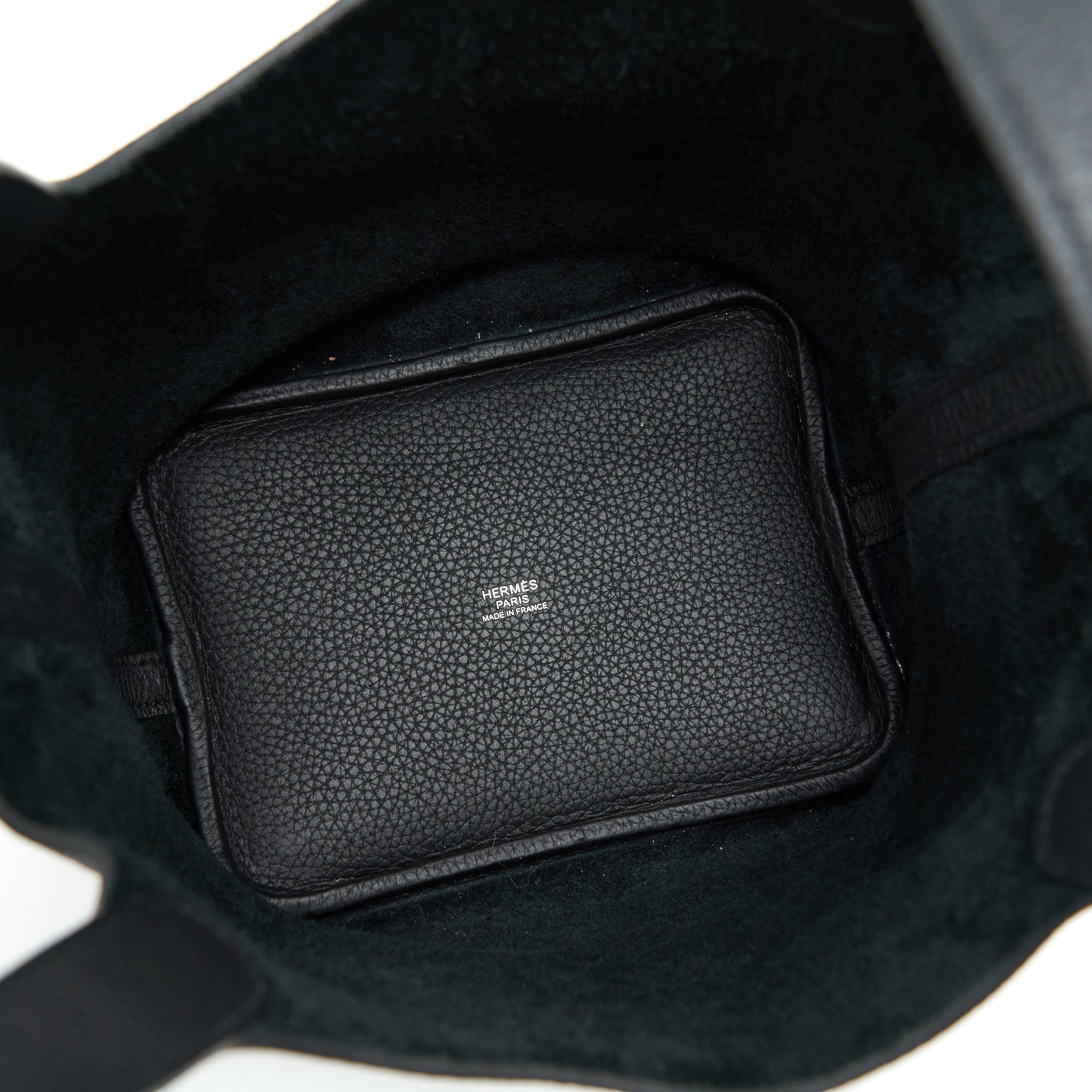 HERMES PICOTIN 18 LOCK BAG BLACK SHW
