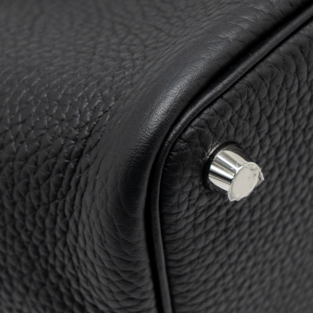 HERMES PICOTIN 18 LOCK BAG CLEMENCE BLACK SHW