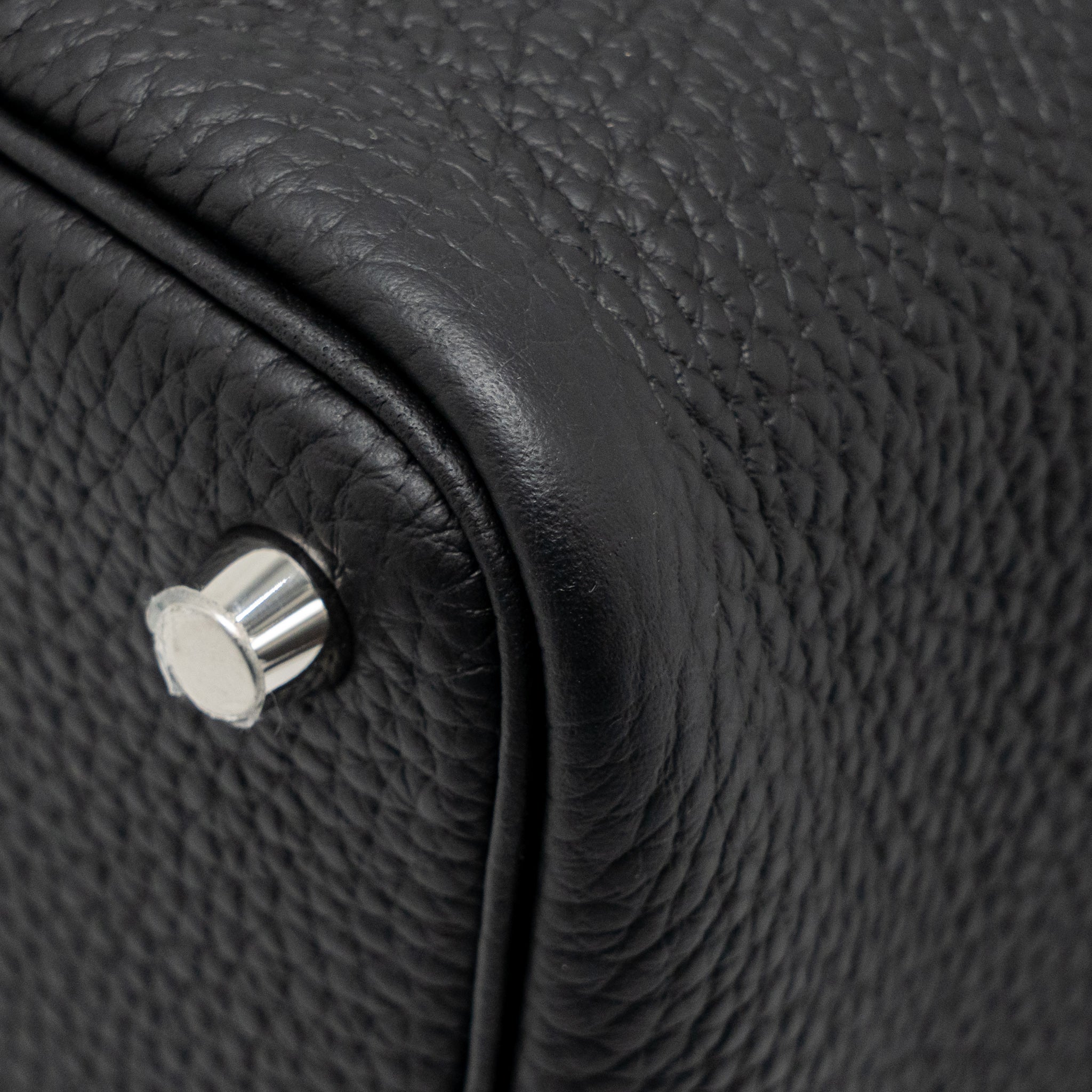 HERMES PICOTIN 18 LOCK BAG CLEMENCE BLACK SHW
