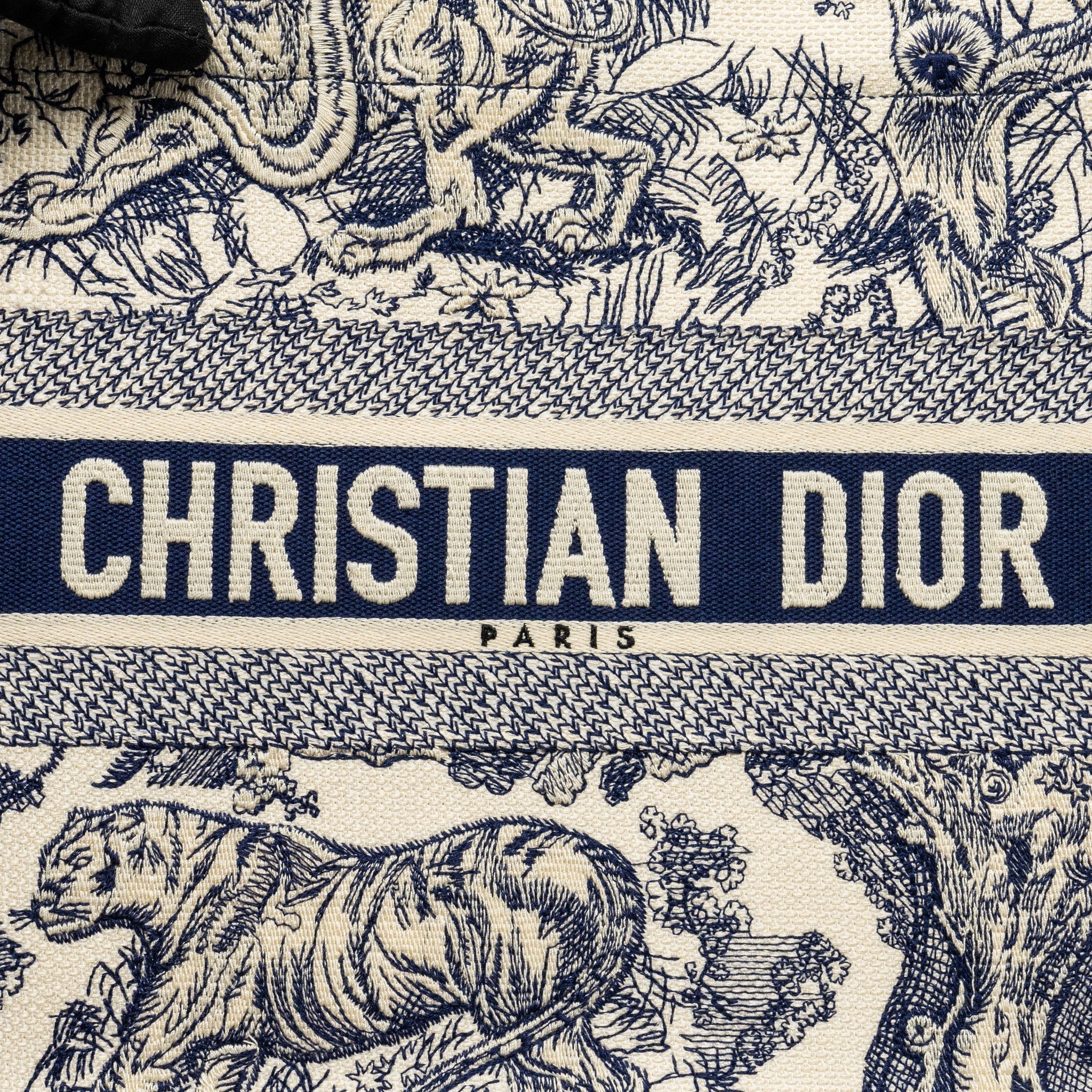 DIOR MEDIUM BOOK TOTE TOILE DE JOUY EMBROIDERY