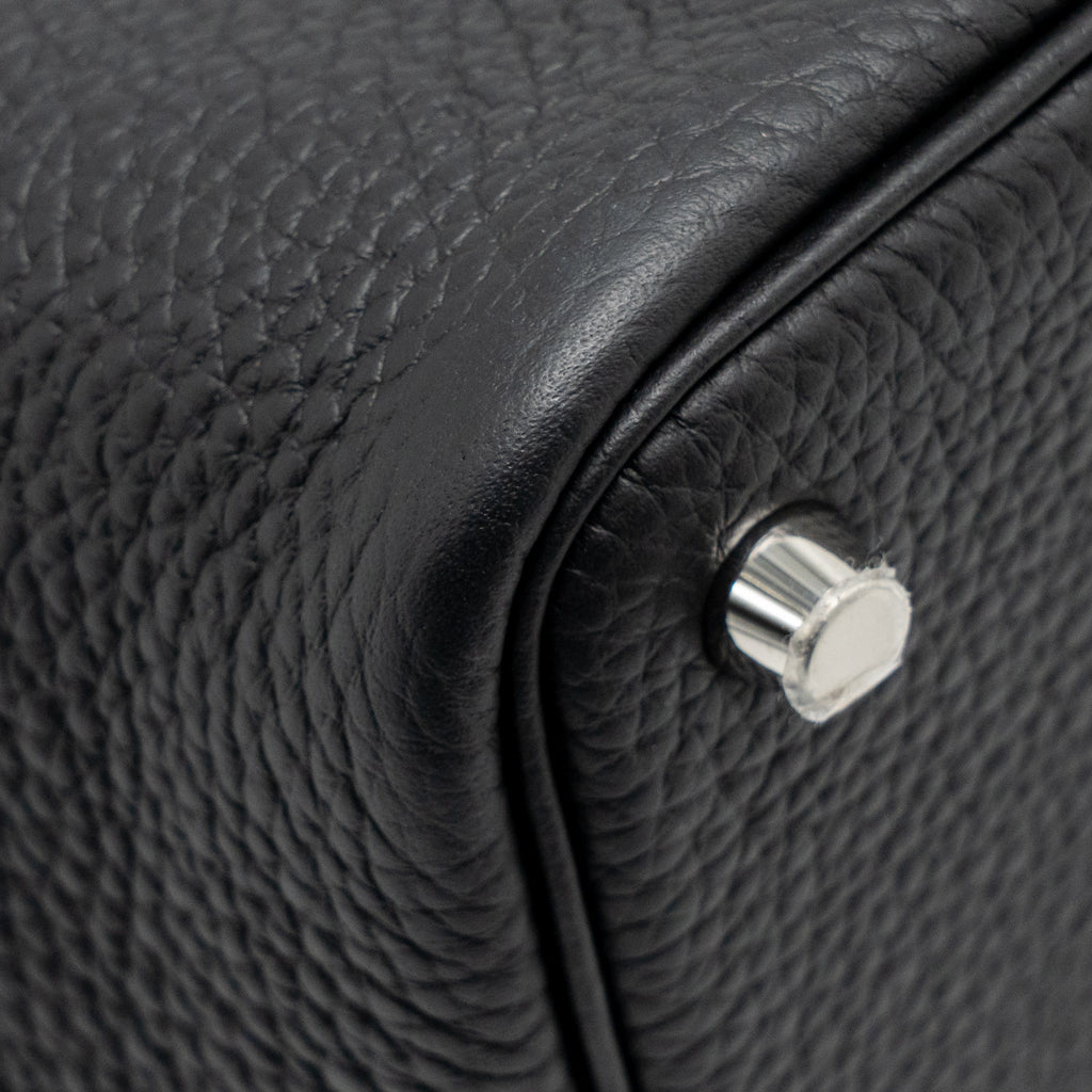 HERMES PICOTIN 18 LOCK BAG CLEMENCE BLACK SHW