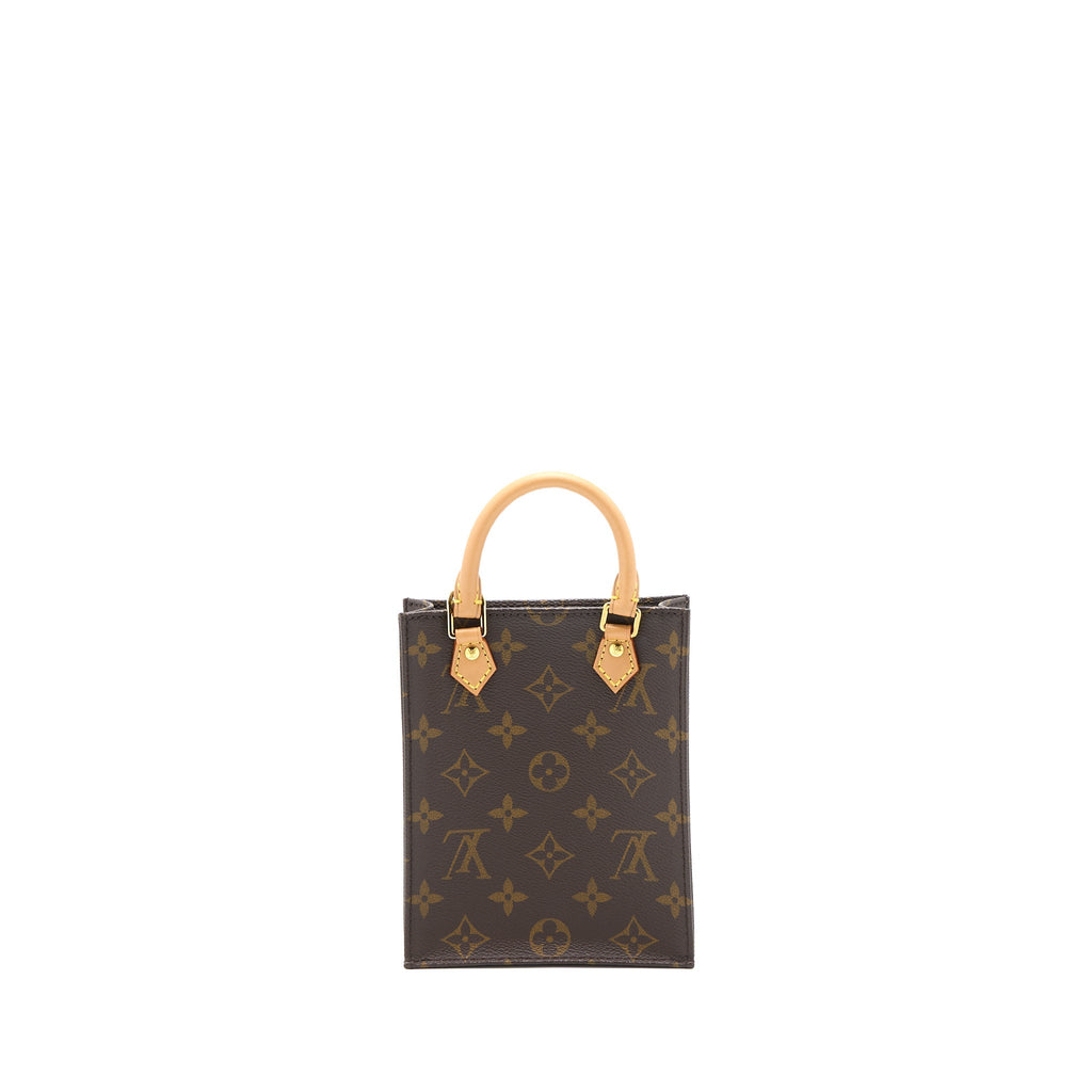 LOUIS VUITTON PETIT SAC PLAT MONOGRAM CANVAS GHW (NEW VERSION)