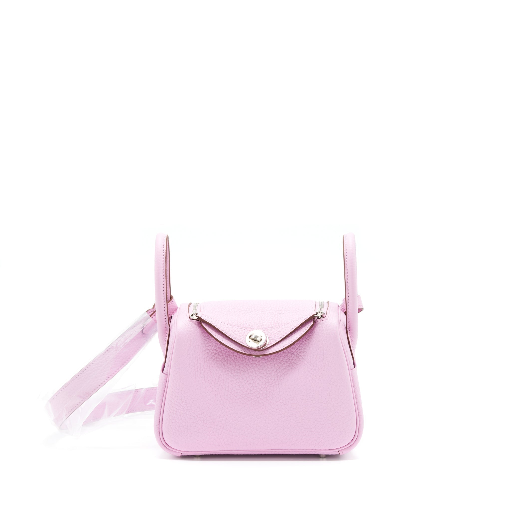 HERMES MINI LINDY CLEMENCE X9 MAUVE SYLVESTRE SHW