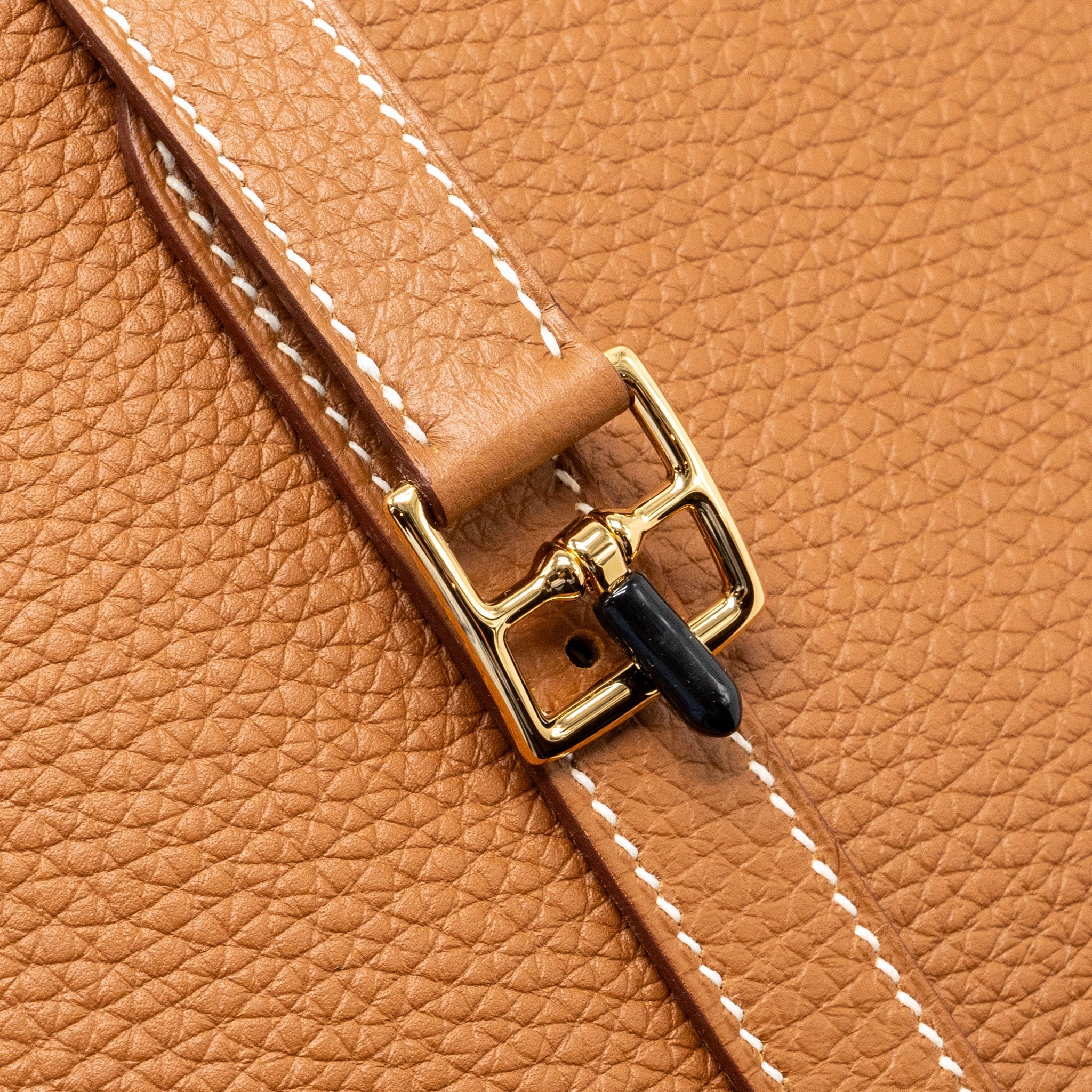 HERMES HALZAN 25 CLEMENCE GOLD GHW