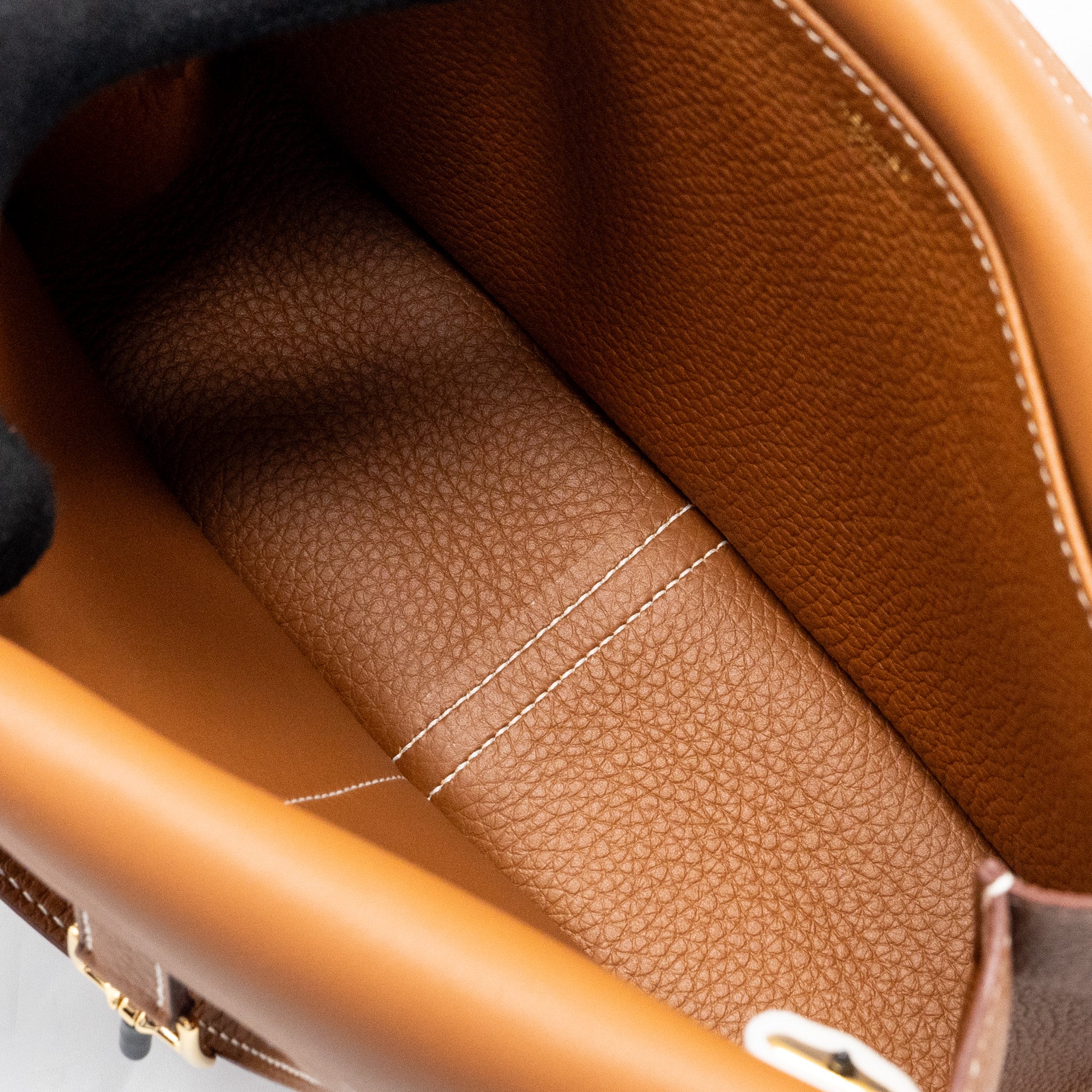 HERMES HALZAN 25 CLEMENCE GOLD GHW