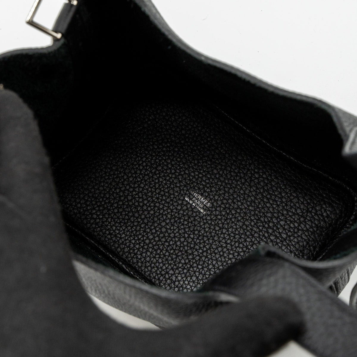 Hermes Picotin 18 Clemence Black SHW