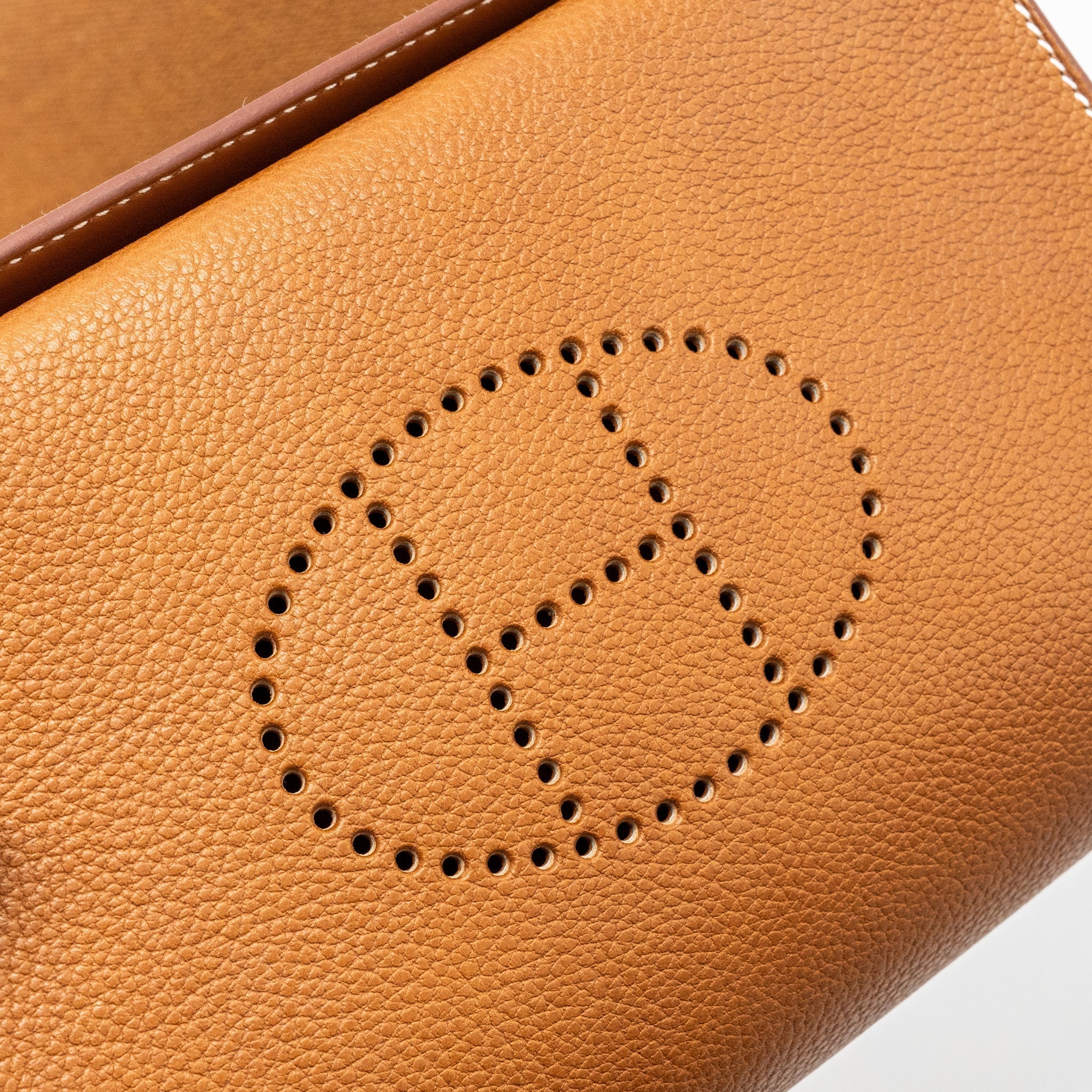HERMES VIDEPOCHES BAG BARENIA FAUBOURG FAUVE SHW