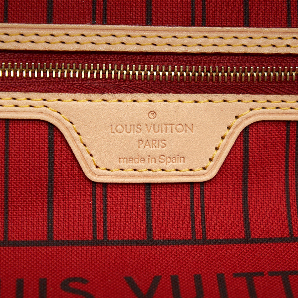 LOUIS VUITTON NEVERFULL CHERRY MM MONOGRAM CANVAS GHW