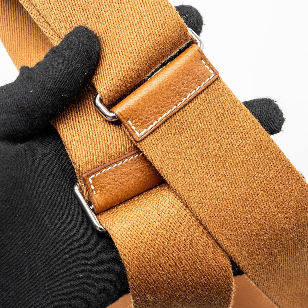 HERMES VIDEPOCHES BAG BARENIA FAUBOURG FAUVE SHW