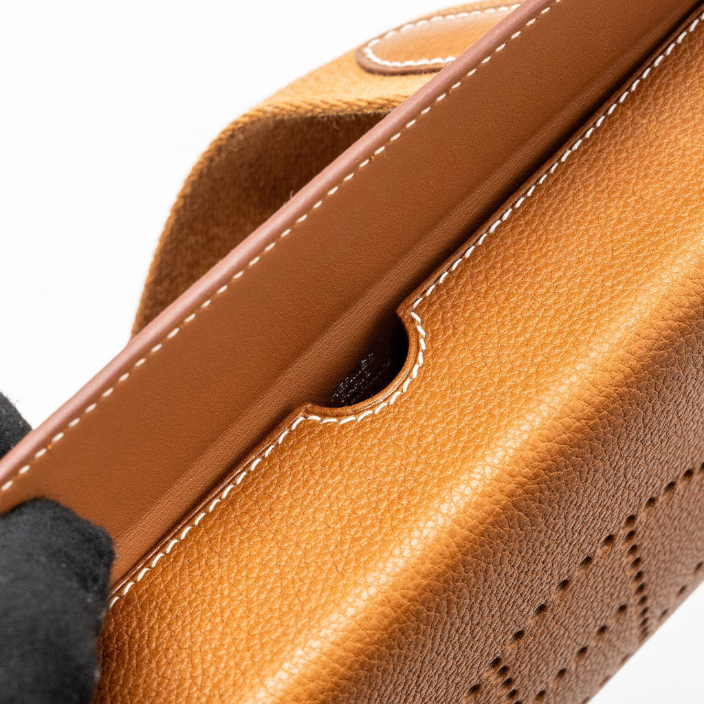 HERMES VIDEPOCHES BAG BARENIA FAUBOURG FAUVE SHW