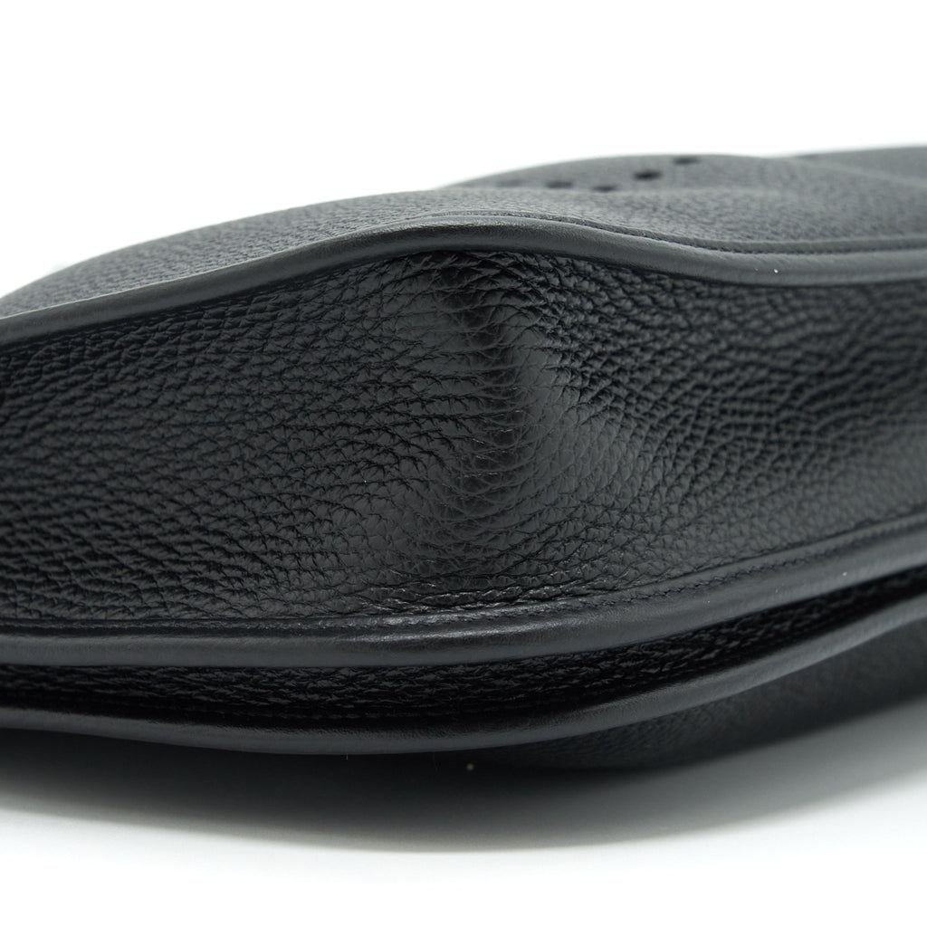 Hermes Evelyne 29 Bag Clemence Black GHW