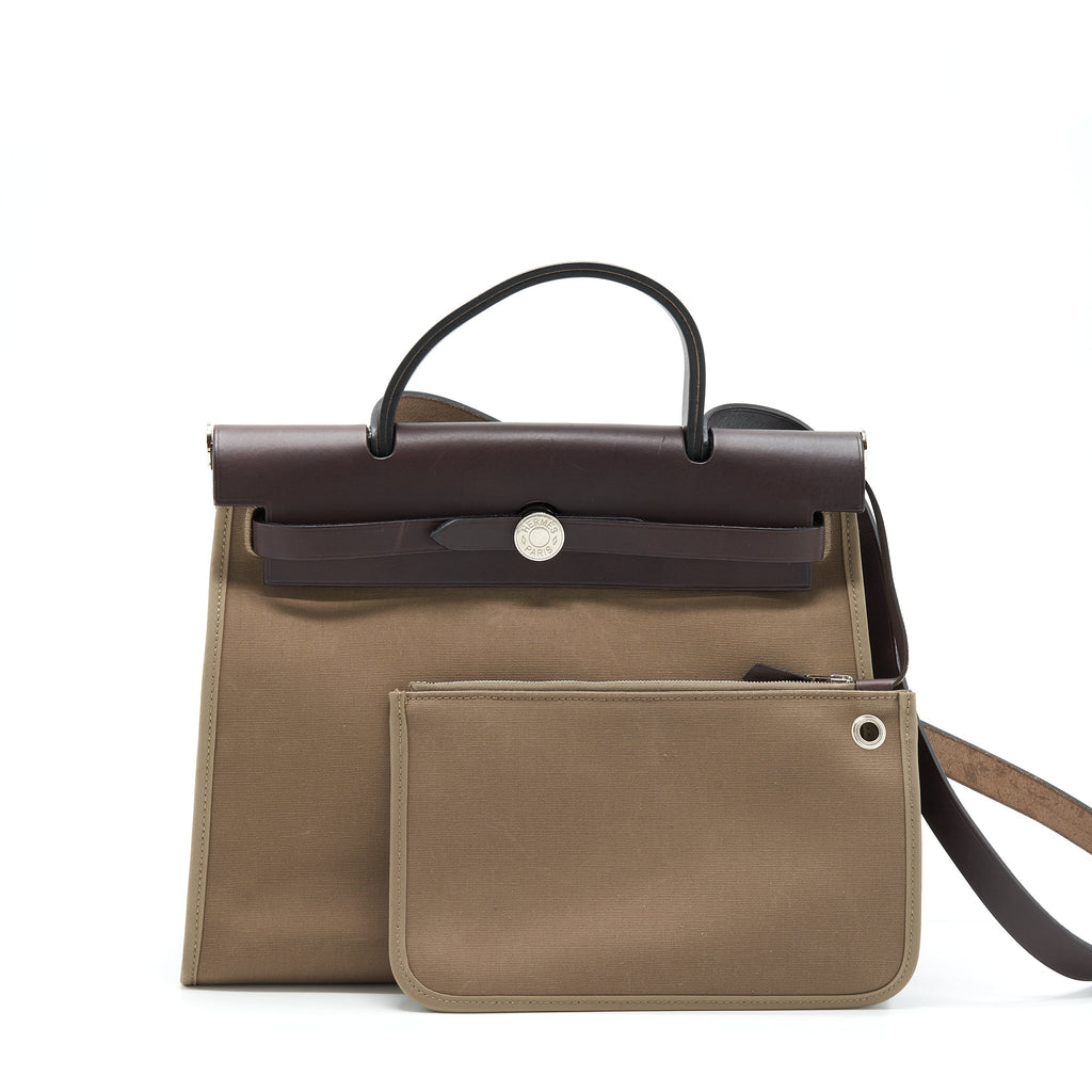Hermes Herbag 31 Etoupe SHW