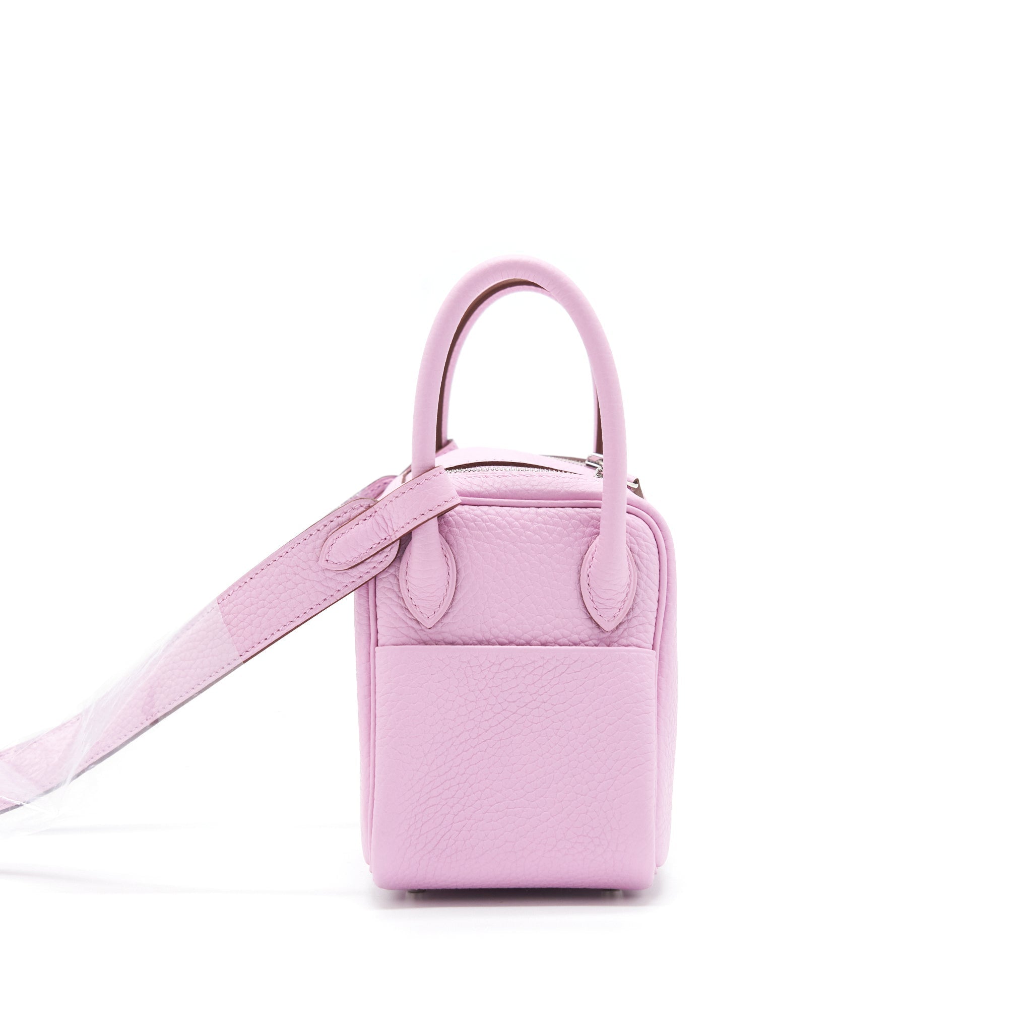 HERMES MINI LINDY CLEMENCE X9 MAUVE SYLVESTRE SHW