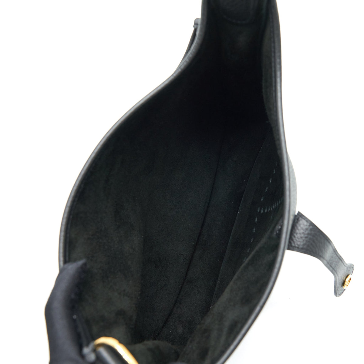 Hermes Evelyne 29 Bag Clemence Black GHW