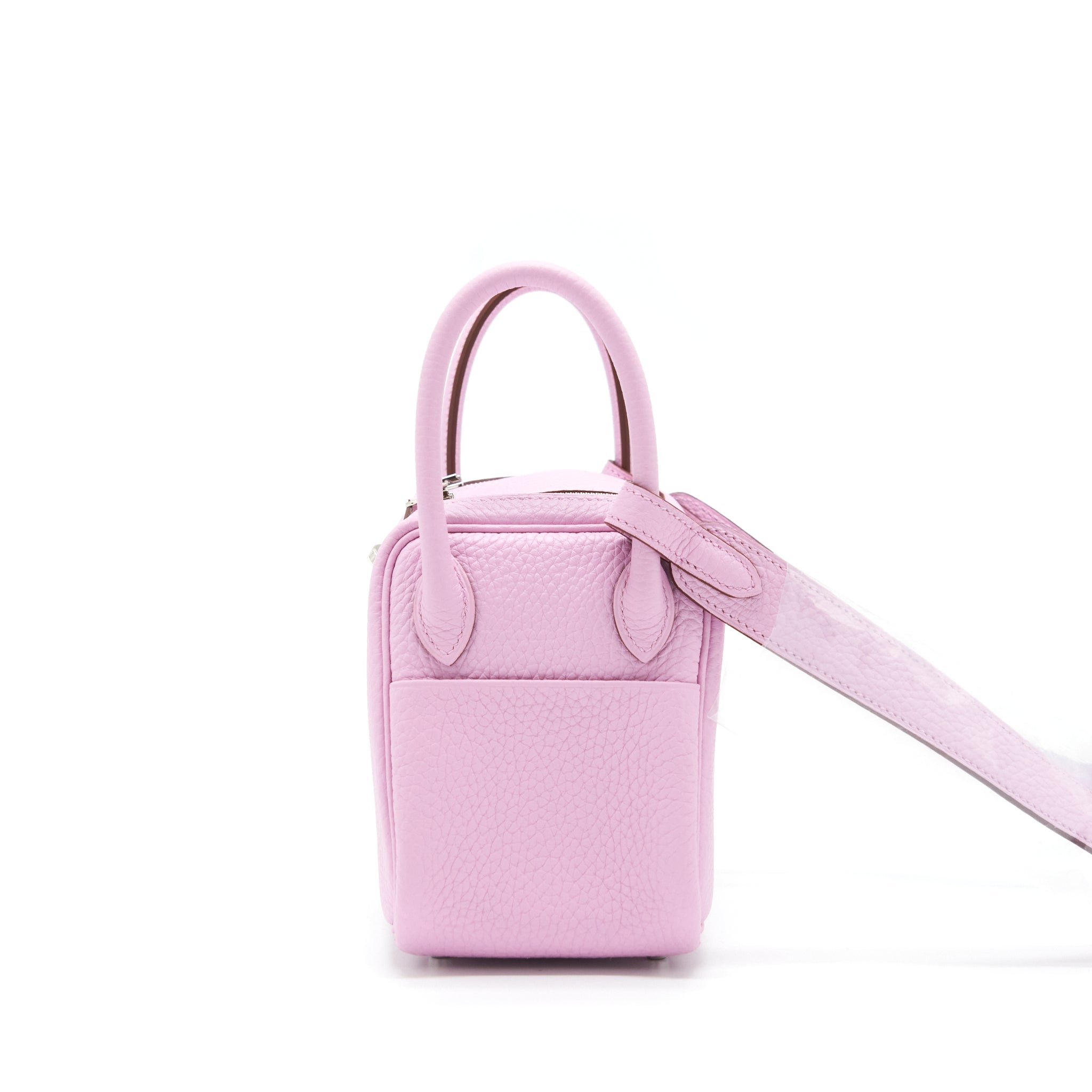 HERMES MINI LINDY CLEMENCE X9 MAUVE SYLVESTRE SHW