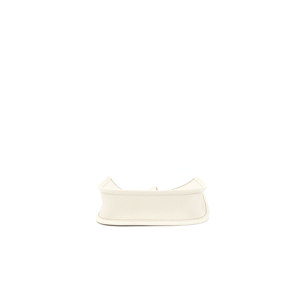 Hermes Mini Evelyn Clemence Craie GHW