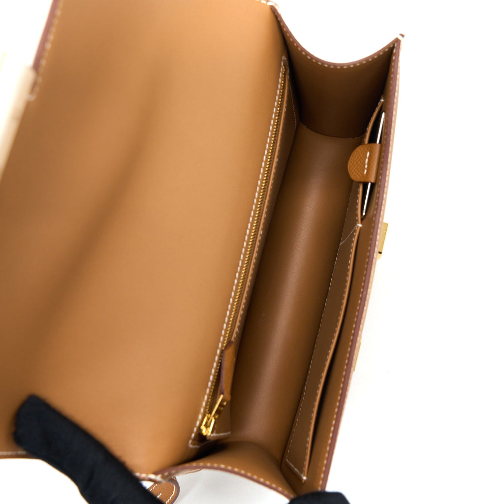 Hermes Constance 24 Epsom Gold GHW (New Version)