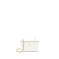 CHANEL LONG VANITY WITH CHAIN CAVIAR WHITE LGHW (MICROCHIP)