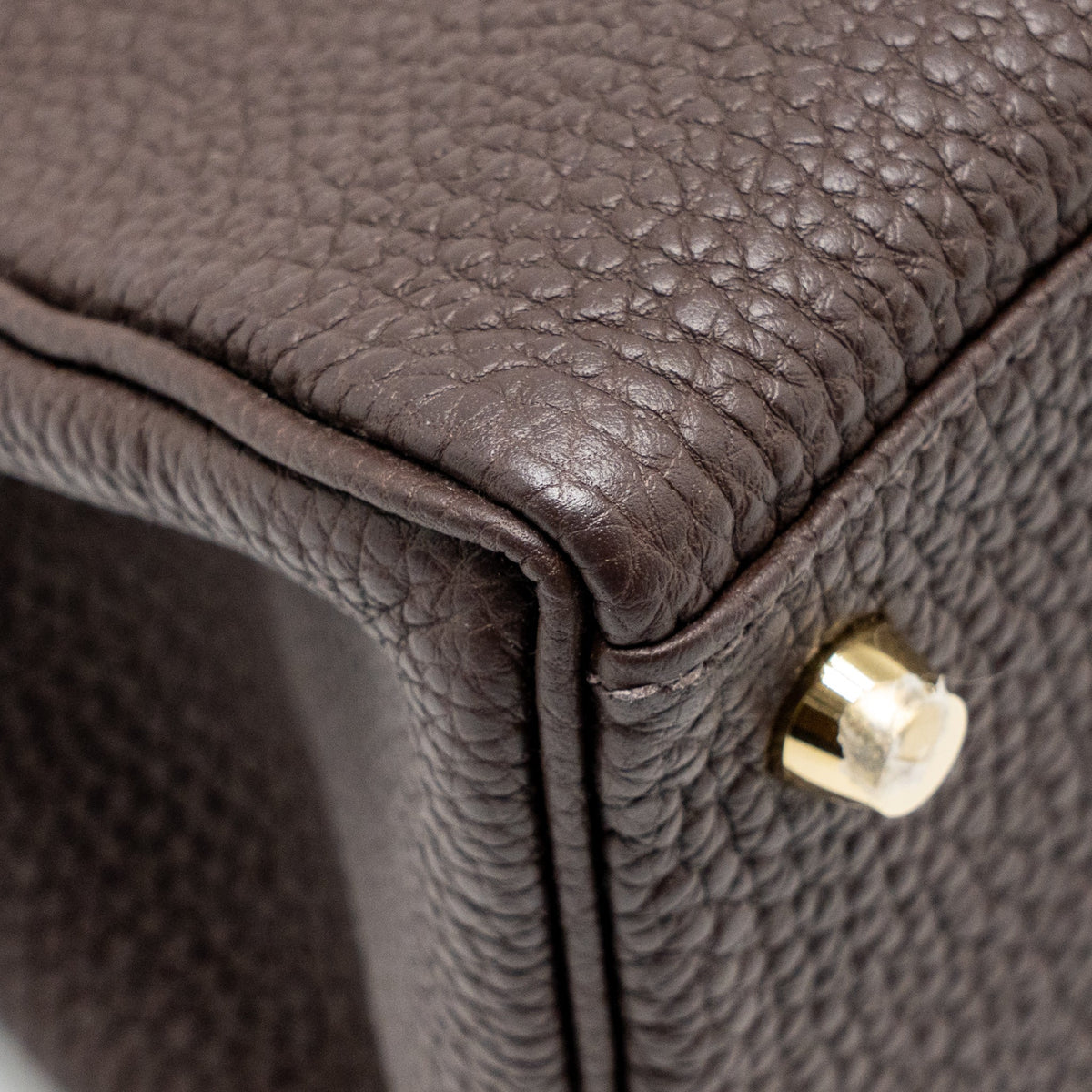 Hermes Kelly 28 Togo Chocolate GHW