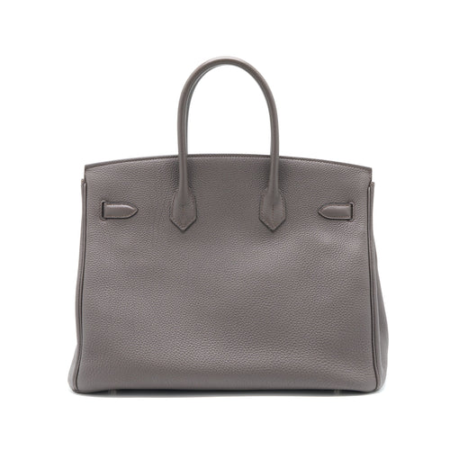HERMES BIRKIN 35 TOGO 8F GRIS ETAIN SHW