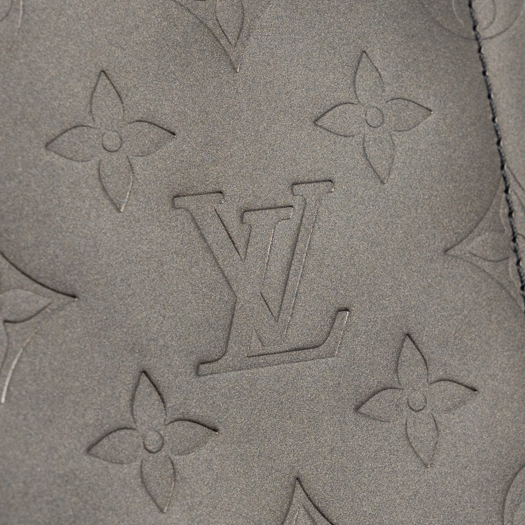 LOUIS VUITTON MESSENGER SHOULDER BAG LEATHER DARK GREY SHW