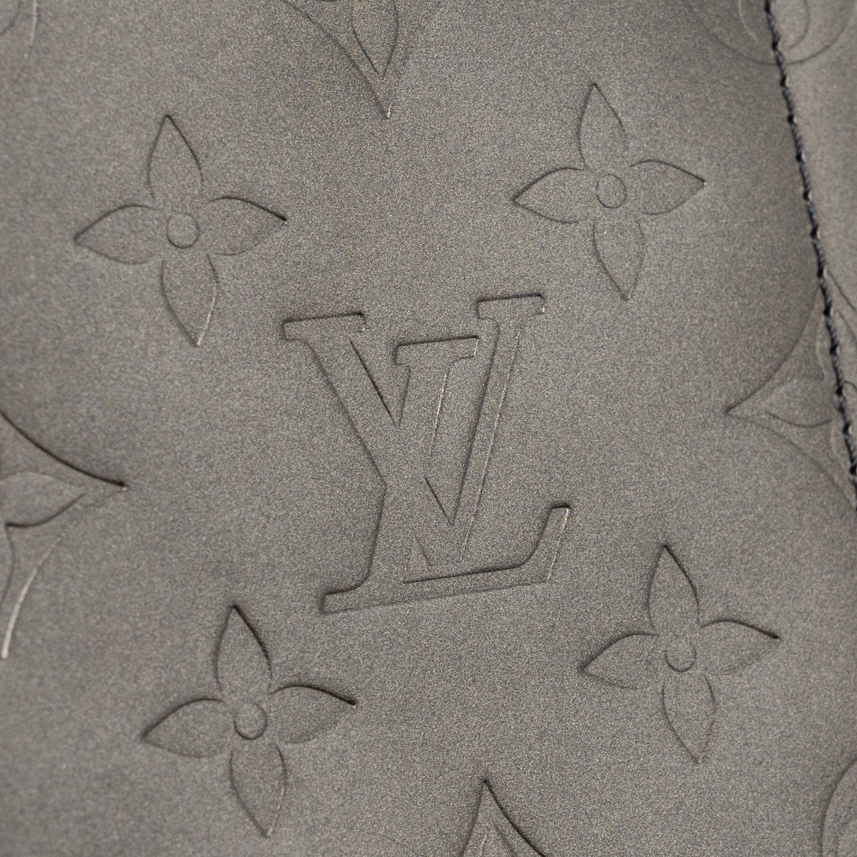 LOUIS VUITTON MESSENGER SHOULDER BAG LEATHER DARK GREY SHW
