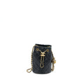 CHANEL 22S PEARL CRUSH BUCKET BAG LAMBSKIN BLACK BRUSHED GHW (MICROCHIP)