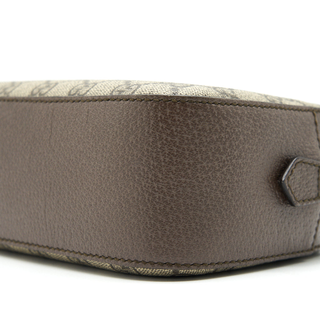 GUCCI GG SUPREME CROSSBODY BAG BROWN