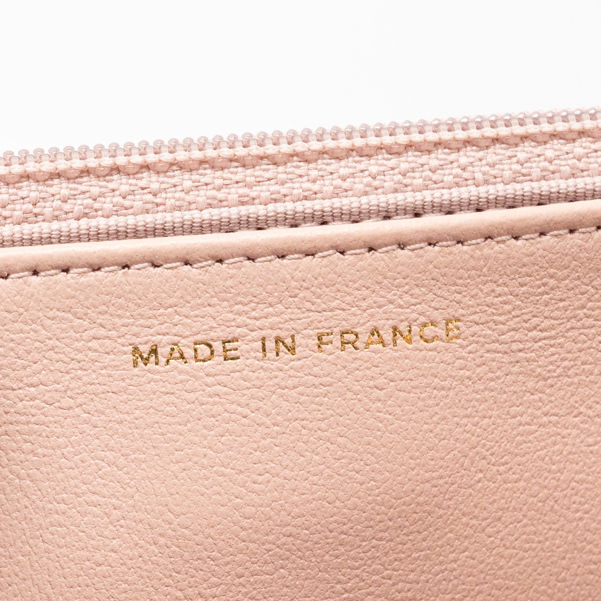 CHANEL TRENDY CC QUILTED WALLET ON CHAIN LAMBSKIN LIGHT PINK LGHW (MICROCHIP)